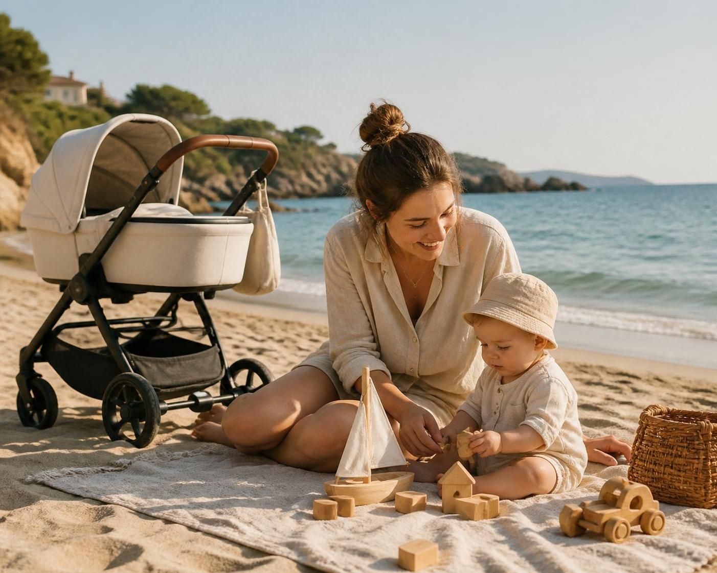 découvrez les meilleures destinations pour des vacances réussies avec votre bébé, et préparez un premier départ serein en famille.