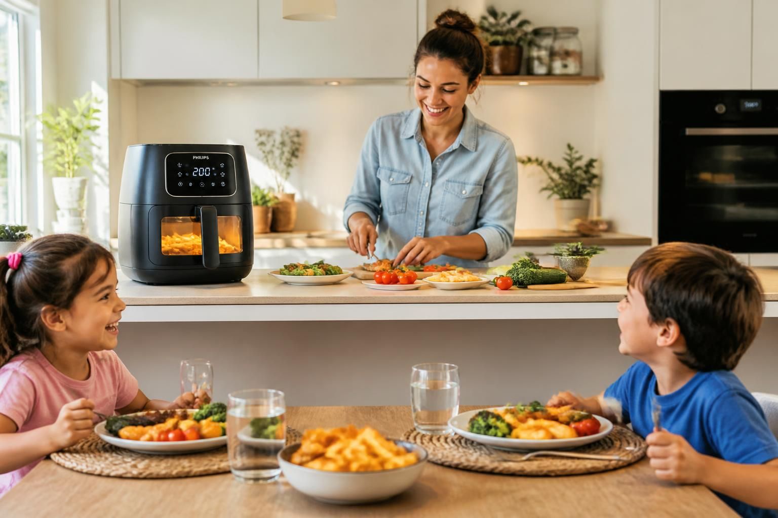 découvrez pourquoi la friteuse à air est devenue l'appareil préféré des parents pour préparer des repas sains et rapides pour leurs enfants.