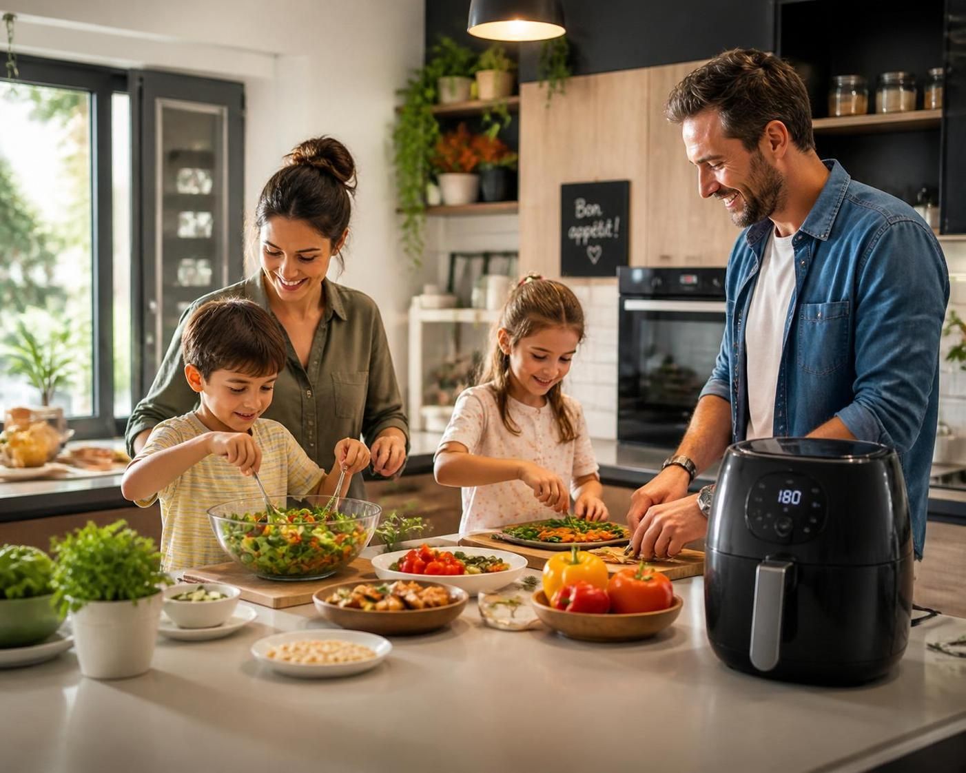 découvrez pourquoi l'air fryer séduit les parents pour préparer des repas rapides, sains et savoureux destinés aux enfants, alliant praticité et équilibre nutritionnel.