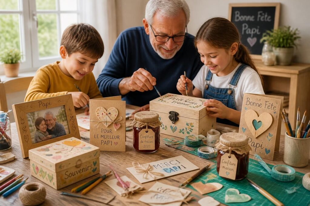 découvrez des idées originales de cadeaux faits maison pour la fête des grands-pères, à fabriquer facilement pour leur faire plaisir avec une touche personnelle.