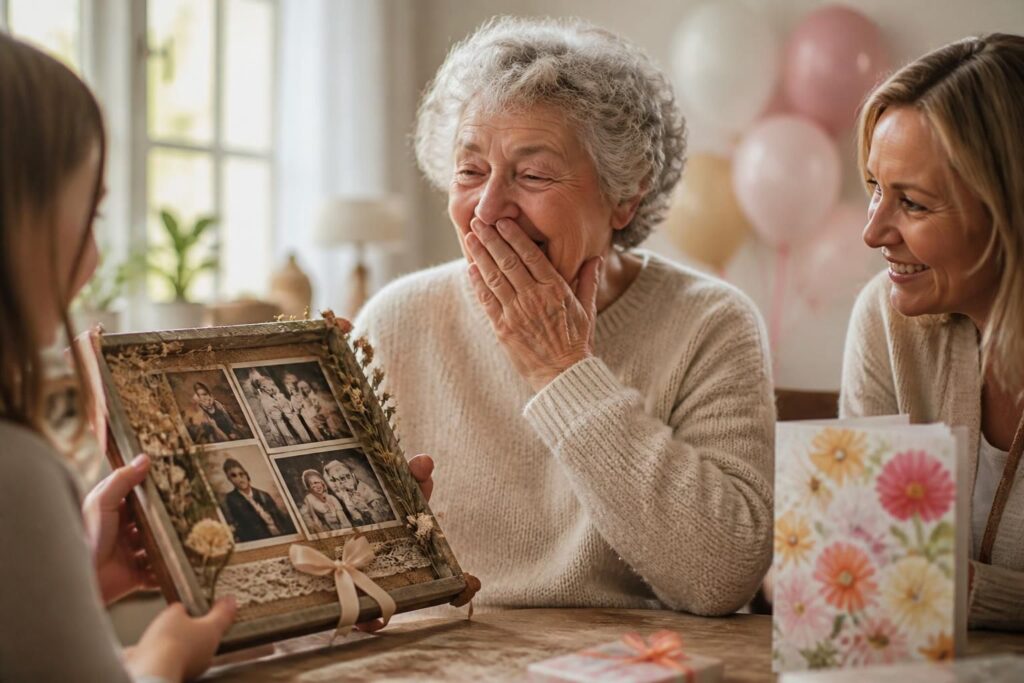 découvrez des idées de cadeaux personnalisés ou faits maison pour gâter votre mamie à l'occasion d'un anniversaire marquant, alliant émotion et originalité.