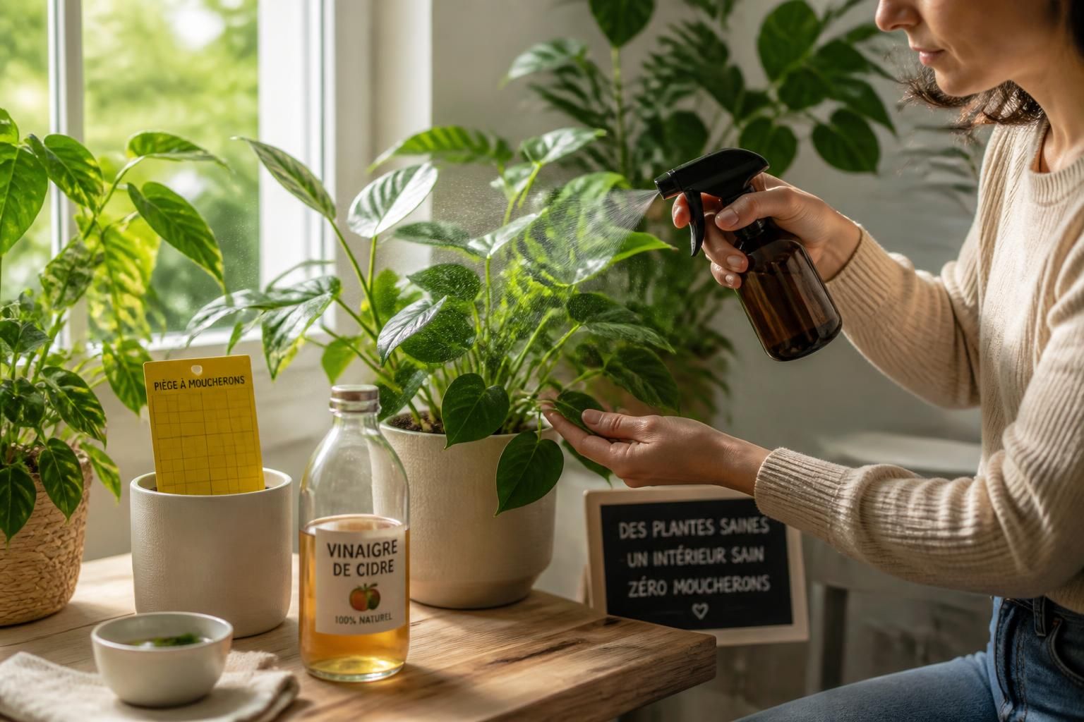 découvrez des méthodes efficaces pour éliminer les moucherons dans vos plantes et votre maison, et retrouvez un intérieur sain et sans nuisibles.