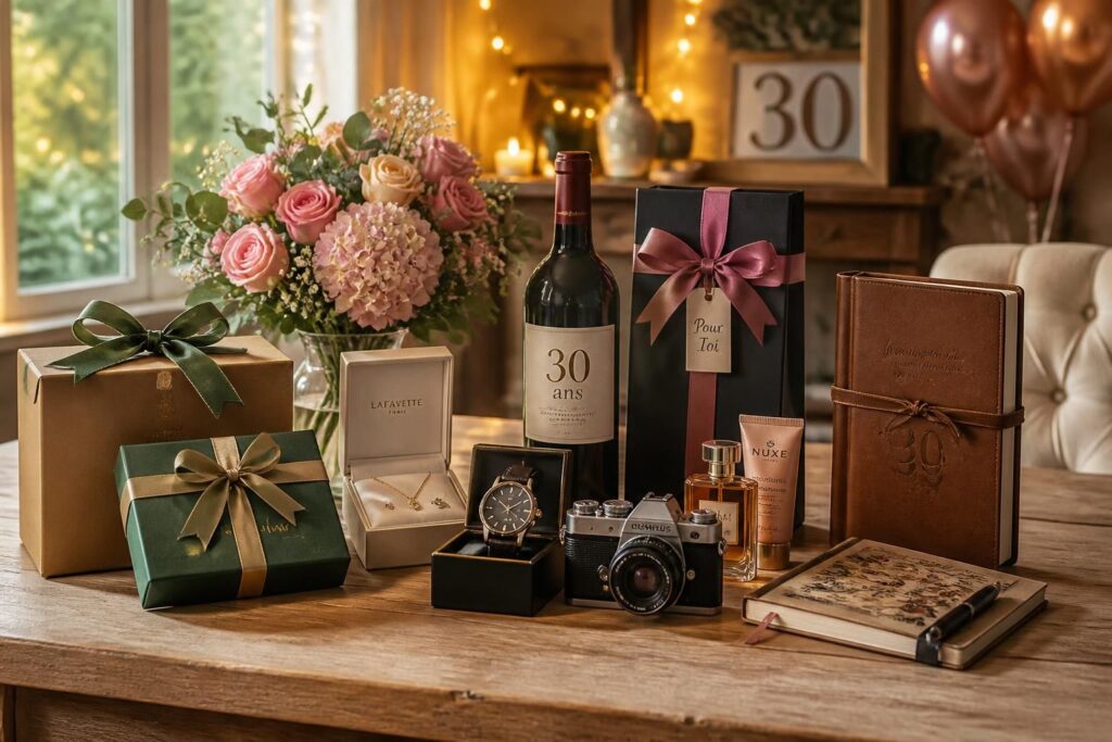 découvrez des idées cadeaux originales et inspirantes pour les 30 ans, adaptées aux femmes, hommes et proches, pour célébrer ce cap important avec style et émotion.