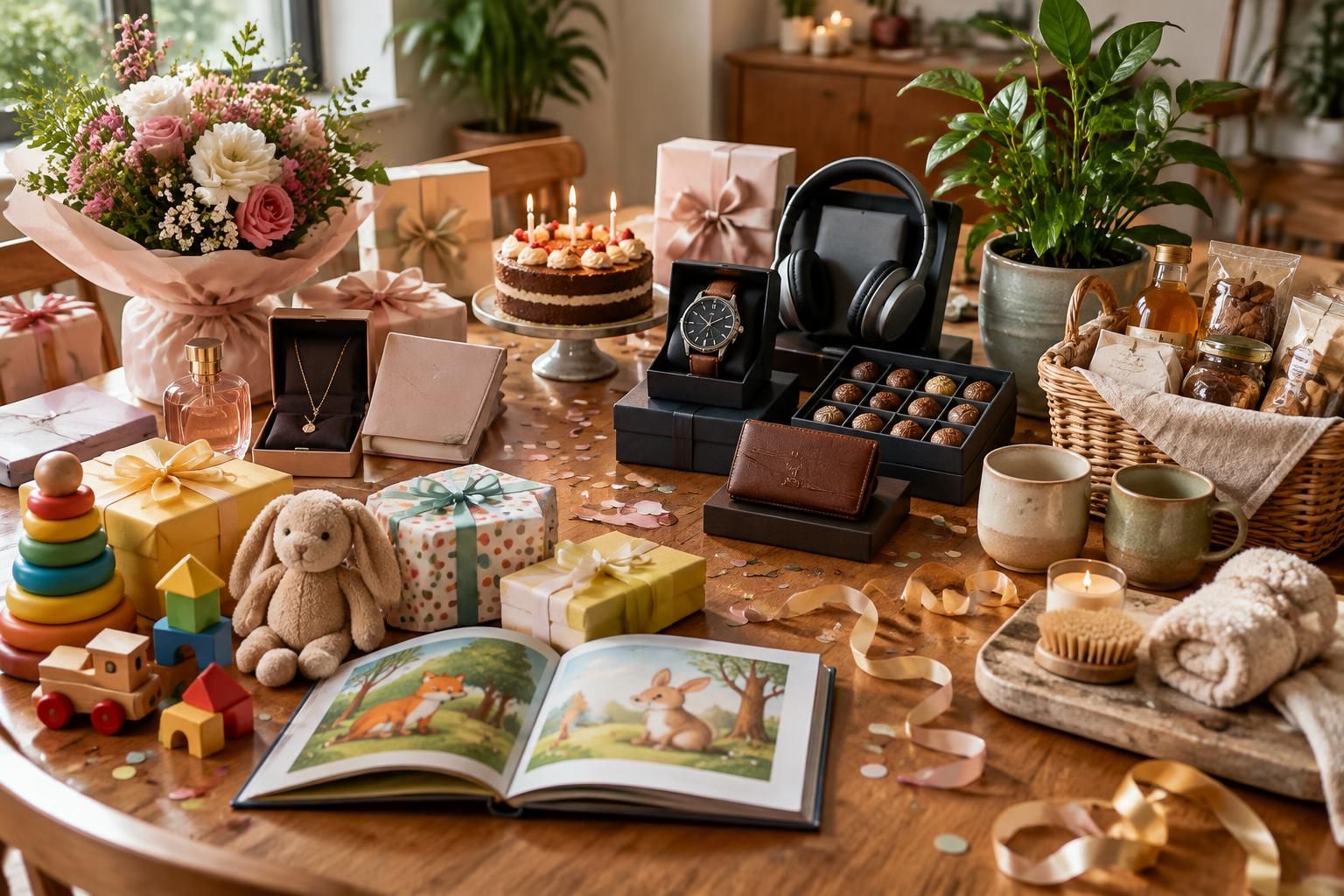 découvrez des idées de cadeaux d’anniversaire adaptées à chaque profil : femme, homme, enfant ou parents. trouvez le présent idéal pour faire plaisir.