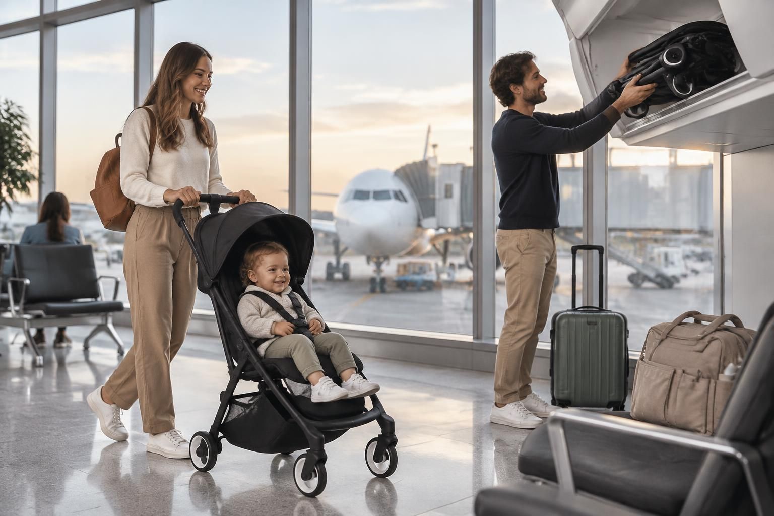 découvrez les modèles de poussette canne yoyo, nos conseils pour choisir une occasion et les astuces pratiques pour voyager en avion avec bébé.